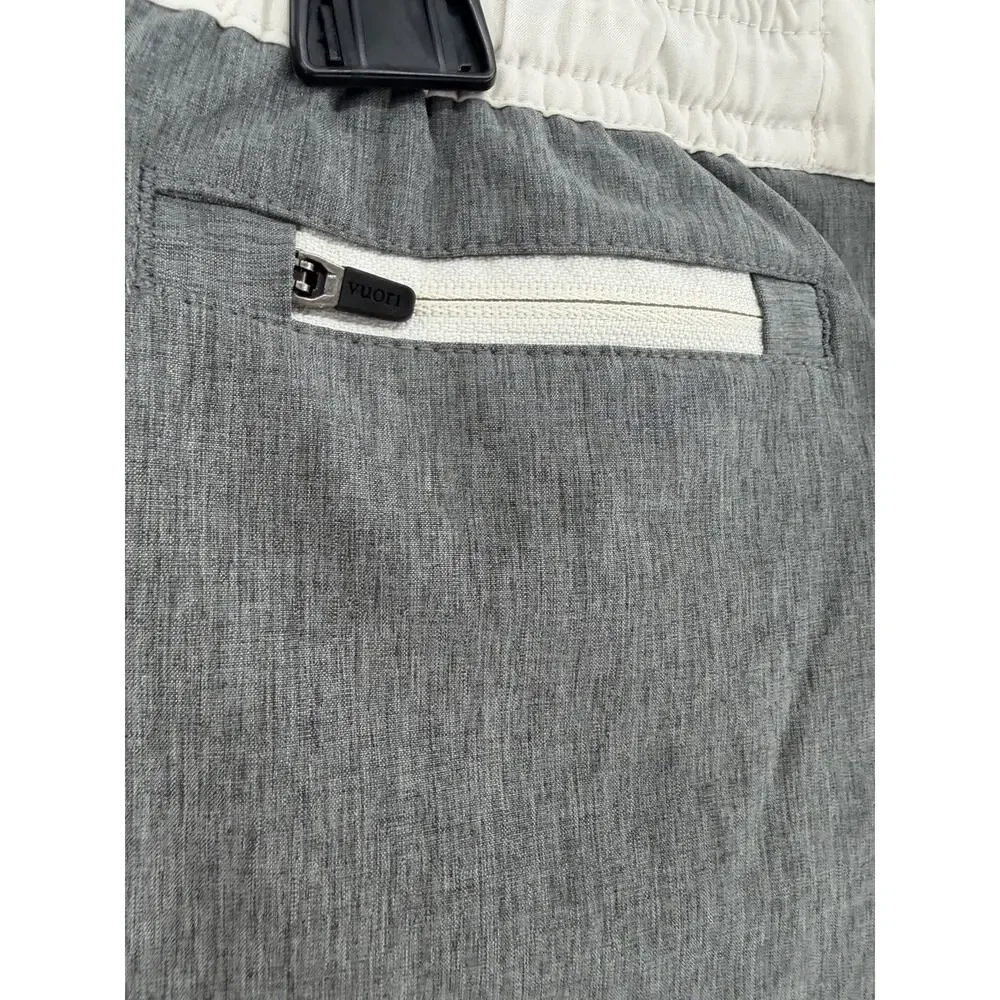 Vuori Shorts Women's Medium Gray Tavi Athletic Running Gym Performance